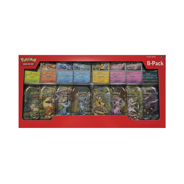 Prismatic Evolutions Mini Tins 8-Pack (Costco Exclusive)